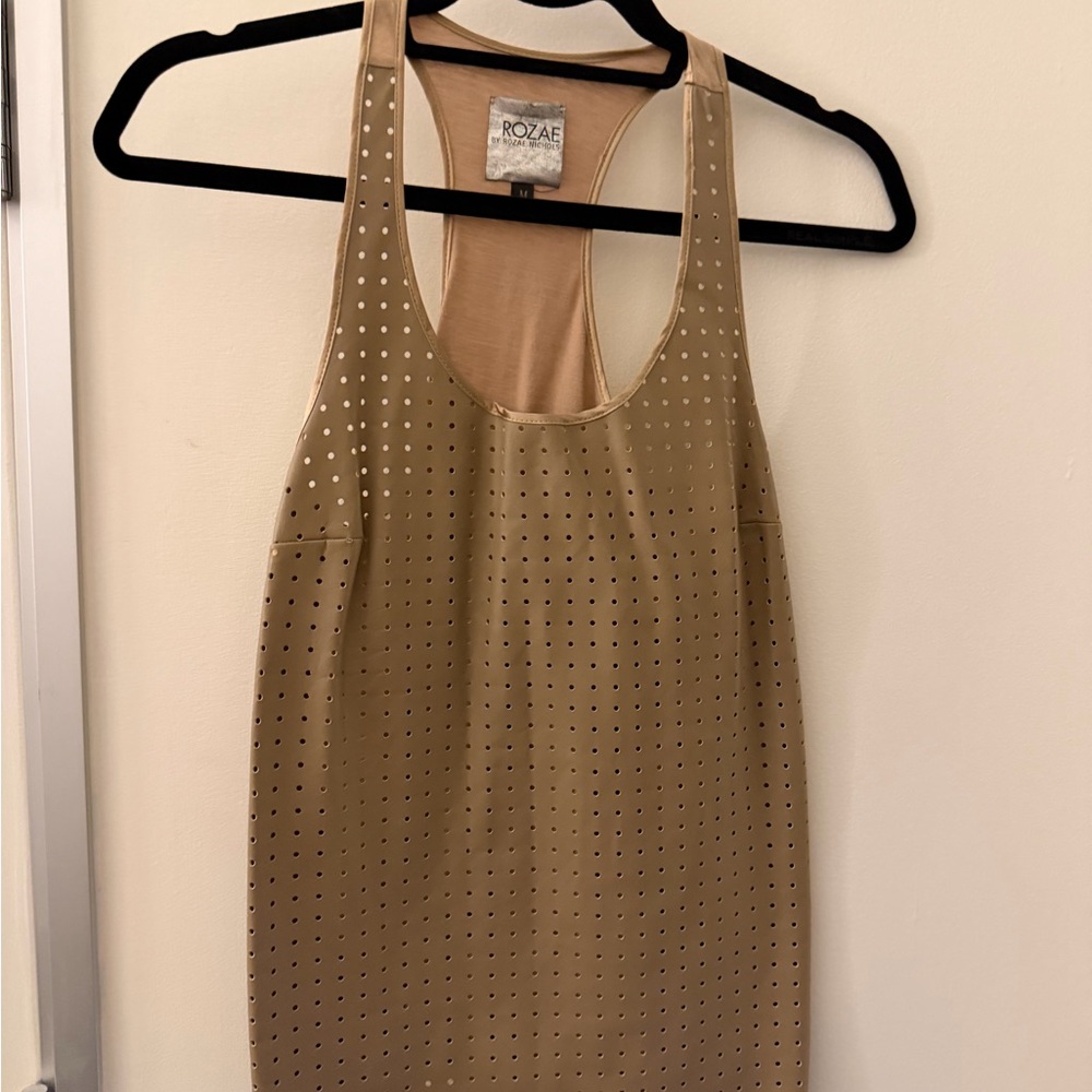 Rozae Nichols Cream Tank Top